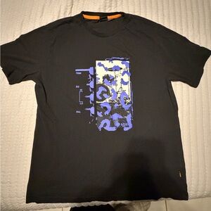Boss Black and Blue Graphic Tee